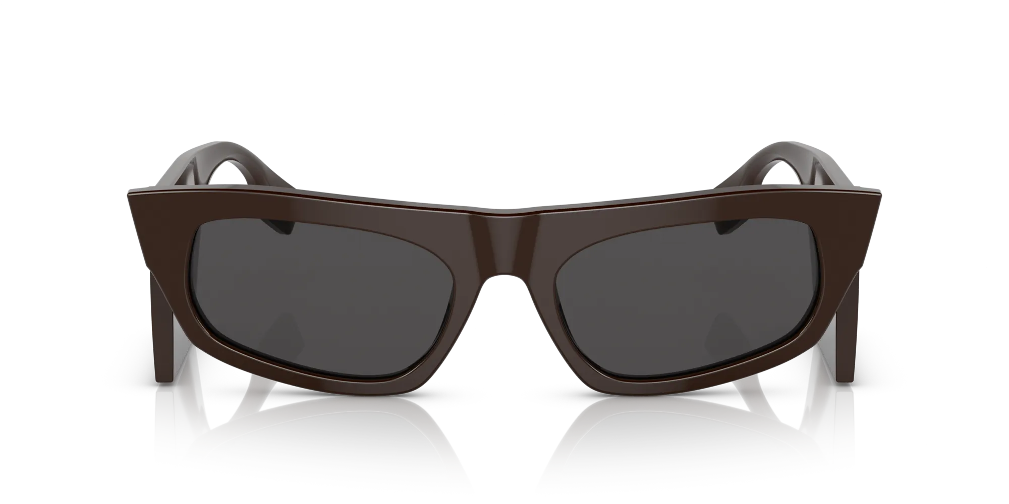 Burberry BE4385 PALMER 403787 Occhiali da sole Plastica Marrone Grigio Geometrica - immagine 3