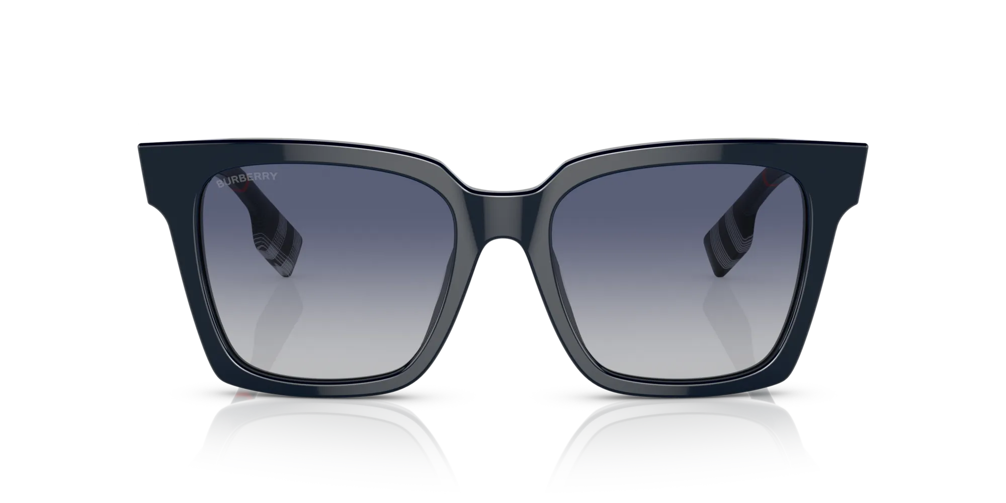 Burberry BE4335 MAPLE 39884L Occhiali da sole Acetato Blu Blu Squadrata Normale Sfumato - immagine 3