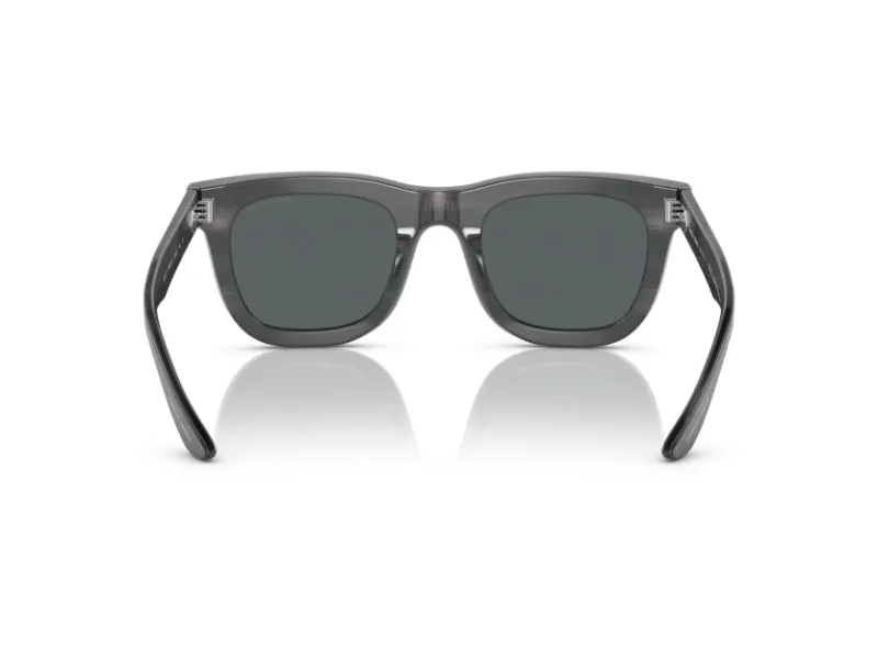 Giorgio Armani AR8171 5964P2 Occhiali da sole Acetato Grigio Grigio Squadrata Polarizzata - immagine 4