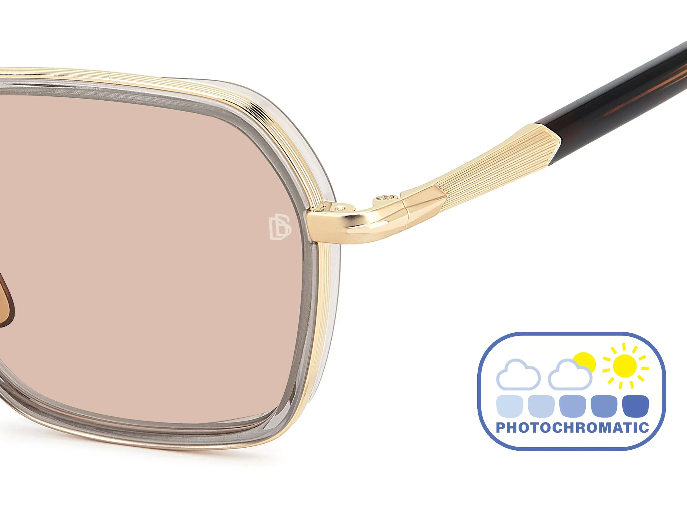 DAVID BECKHAM DAVID BECKHAM DB 1194/G/S 2F7/3O Occhiali da sole - immagine 3