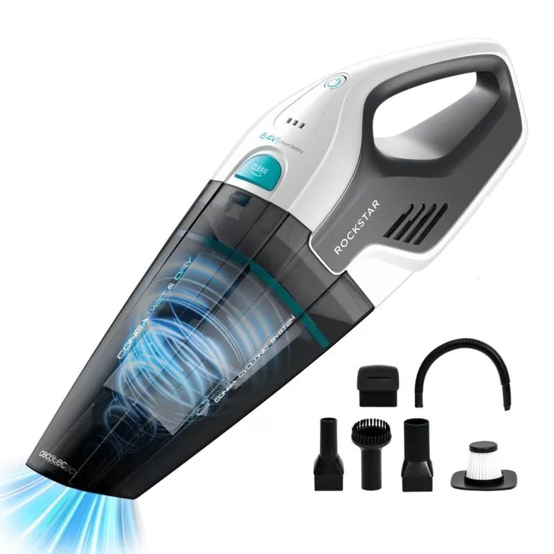 Aspirapolvere a Mano Conga Rockstar Hand 50W 8,4V 20 min Wet & Dry Accessori - immagine 1