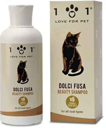 Shampoo Dolci Fusa per Gatti, 250ml - Arricchito con Ingredienti di Origine Vegetale e Naturale - Svolge un'azione Anti-Annodante ed Elimina lo sporco - Adatto a Tutti I Tipi di Pelo,101 Love for Pet - immagine 2