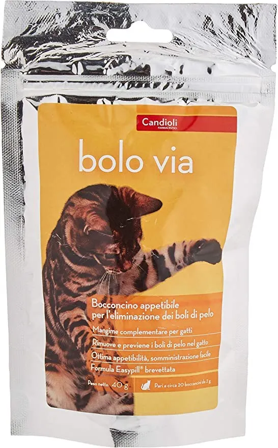 Bolo Via per Boli di Pelo Gatti in Bocconcini 40gr - immagine 1