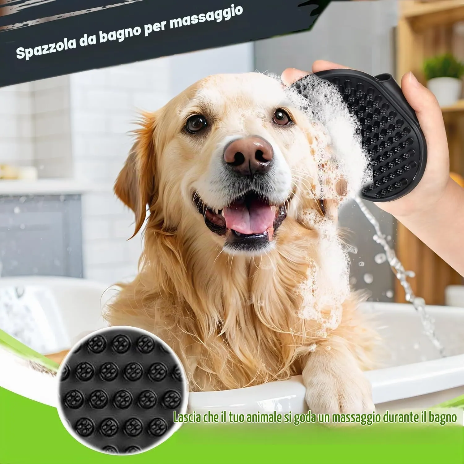 YSYONBOE Spazzola per Cani/Gatti Pelo Lungo e Pelo Corto, Autopulente Spazzola Morbida per Gatti, Cardatore per Cani e Gatti, Pettine a Rastrello a Doppio Lato per Rimuovere i peli, Pettinare Grovigli - immagine 8