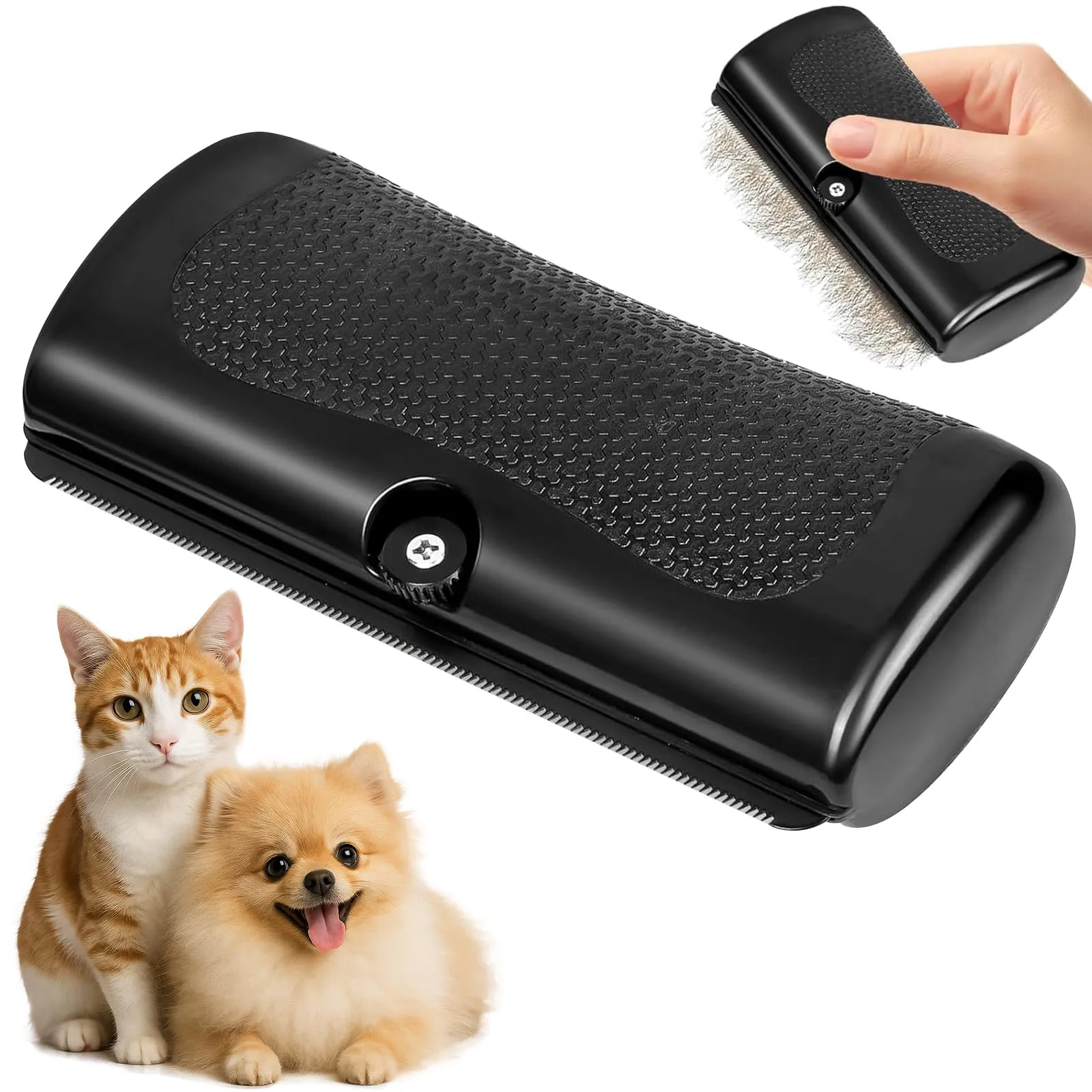 Spazzola Per Cani e Gatti, Spazzola Per La Cura Degli Animali Domestici, Pettine Per Animali A Pelo, Pettine Cane Pelo, Slanatore Gatti Pelo, 1 Pezzi - immagine 1