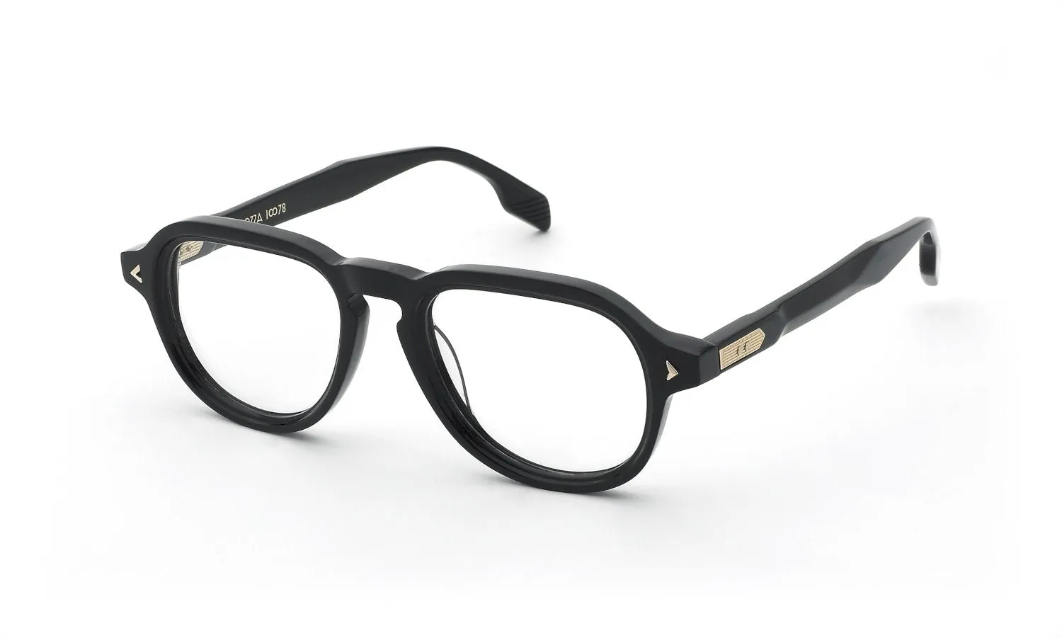 Lozza VL4410M RAPSODIA 1 ARTE 700 Montature da vista Acetato Nero Pilot - immagine 1