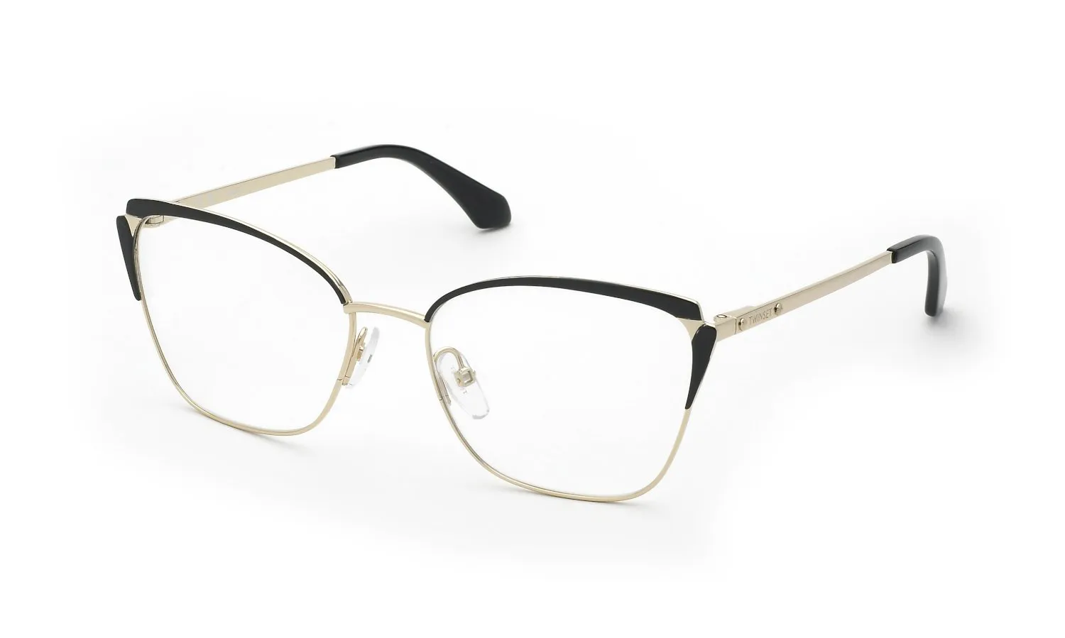 Twinset VTW079 301 Montature da vista Metallo Oro Cat Eye - immagine 1
