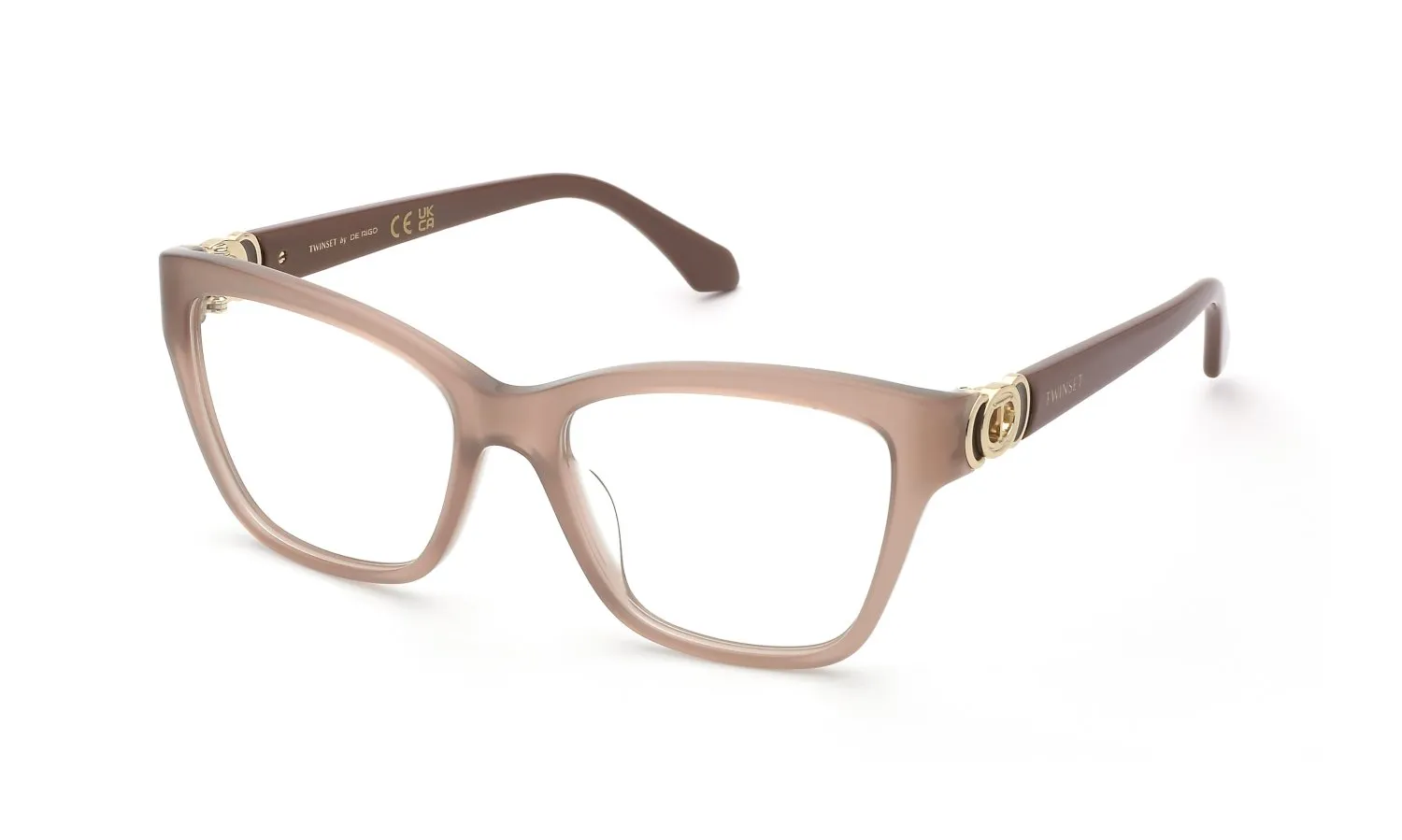 Twinset VTW072 06K7 Montature da vista Acetato Rosa Squadrata - immagine 1