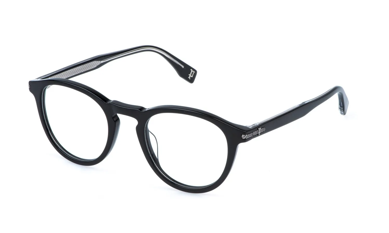Police VPLR63 GRIND 5 700 Montature da vista Acetato Nero Pantos - immagine 1
