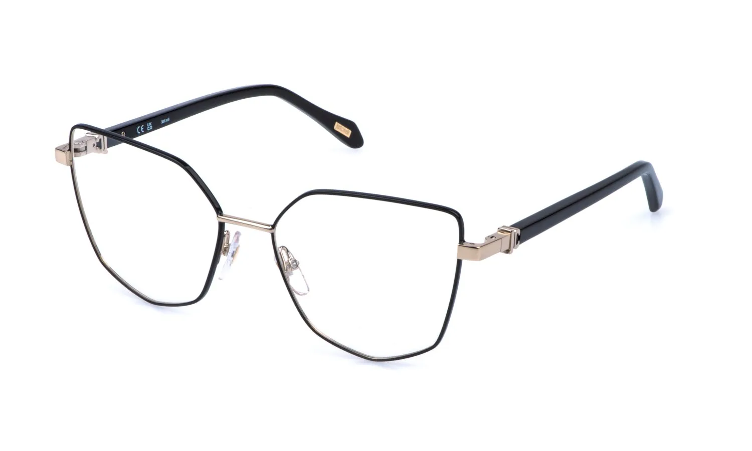 Just Cavalli VJC134 301 Montature da vista Metallo Oro Geometrica - immagine 1