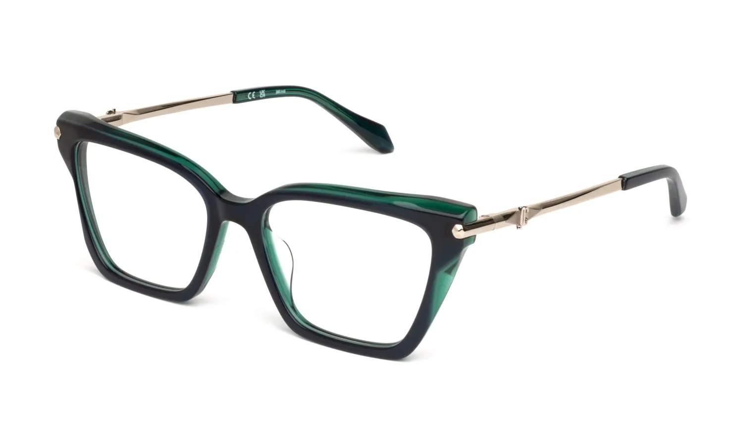 Just Cavalli VJC123 0U59 Montature da vista Acetato Blu Farfalla - immagine 1