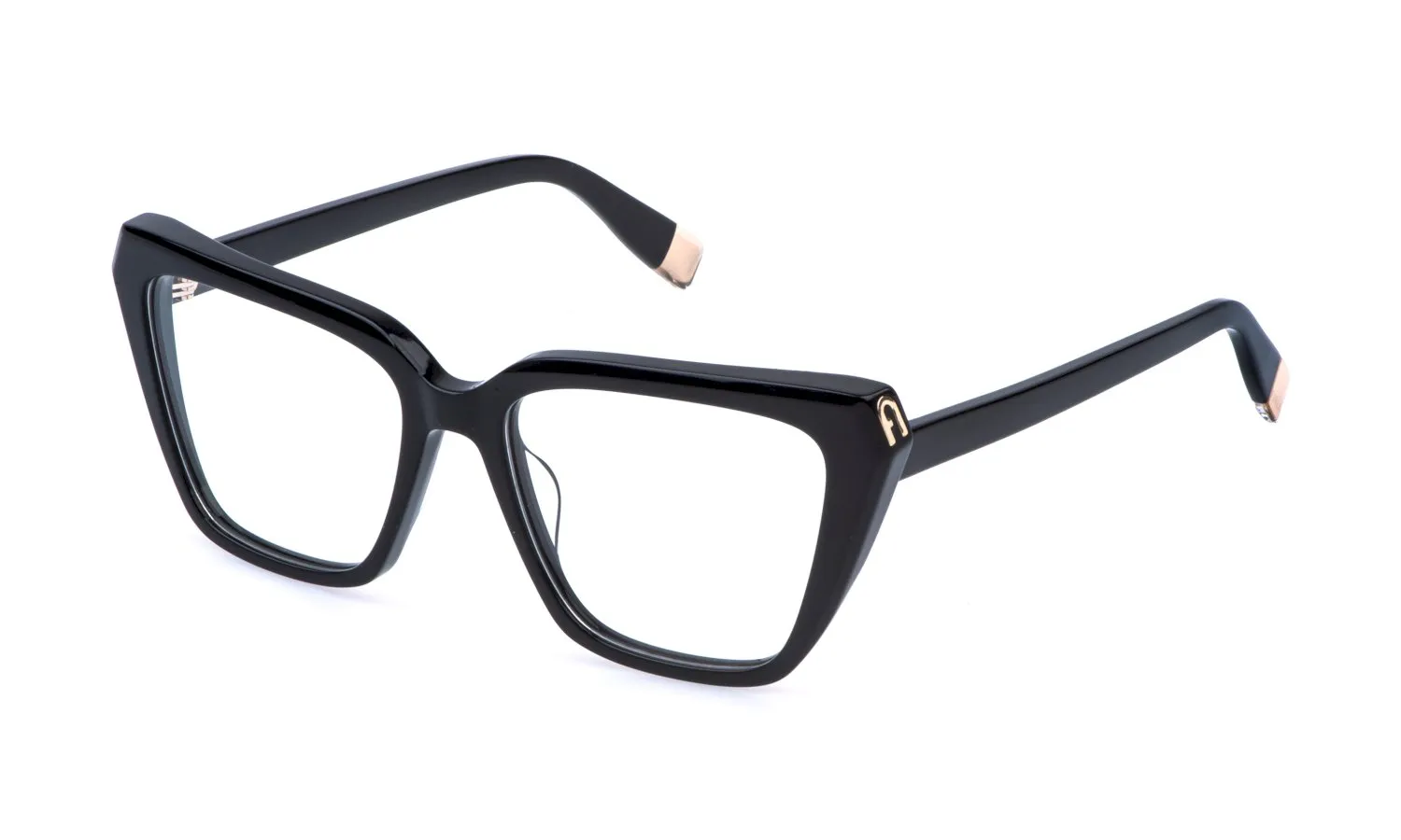 Furla VFU988 700 Montature da vista Acetato Nero Squadrata - immagine 1