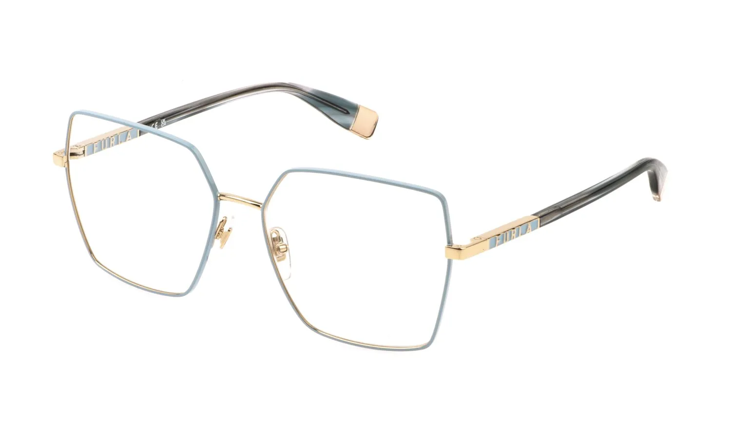 Furla VFU875 309 Montature da vista Metallo Oro Squadrata - immagine 1
