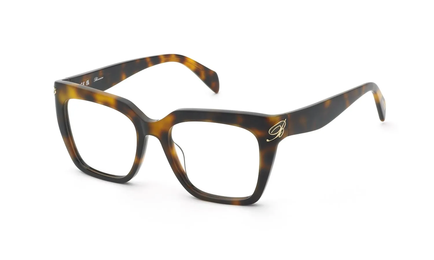 Blumarine VBM896 752 Montature da vista Acetato Havana Squadrata - immagine 1