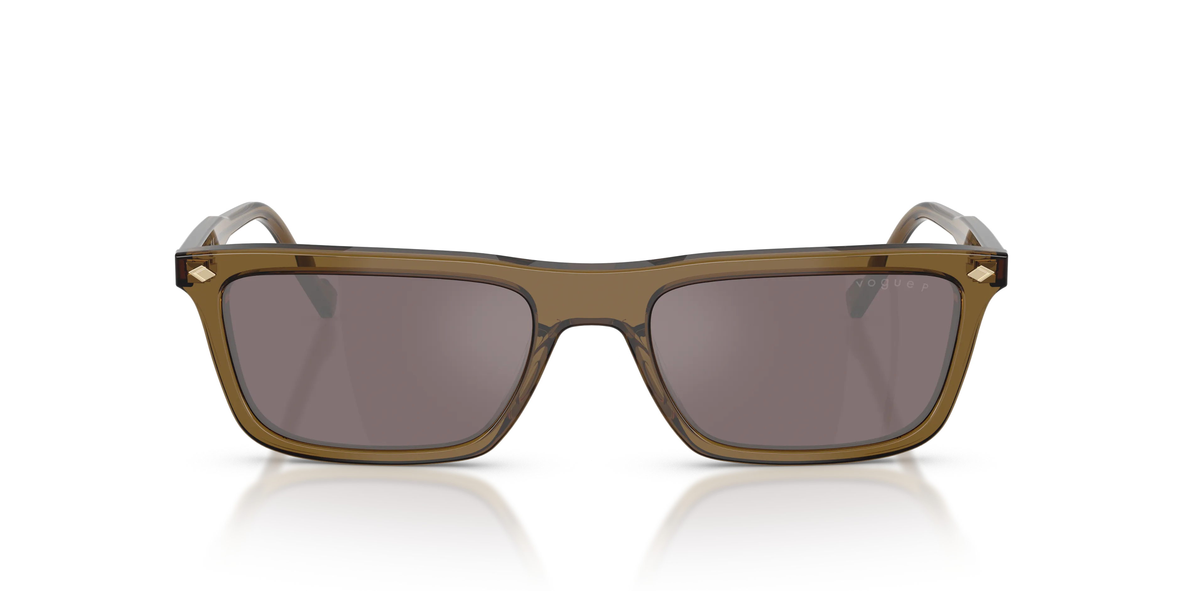 VOGUE EYEWEAR VO5687S 3260LB Occhiali da sole Acetato Verde Rosa Pillow Polarizzata - immagine 3