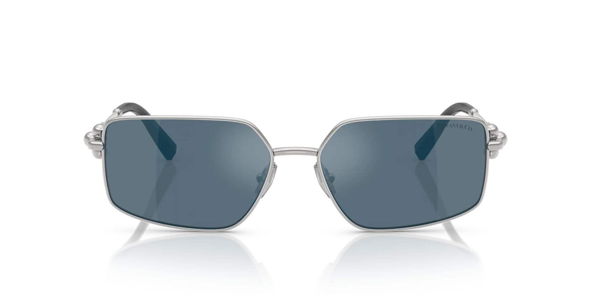 Tiffany TF3111 60011U Occhiali da sole Metallo Argento Blu Squadrata Normale - immagine 3