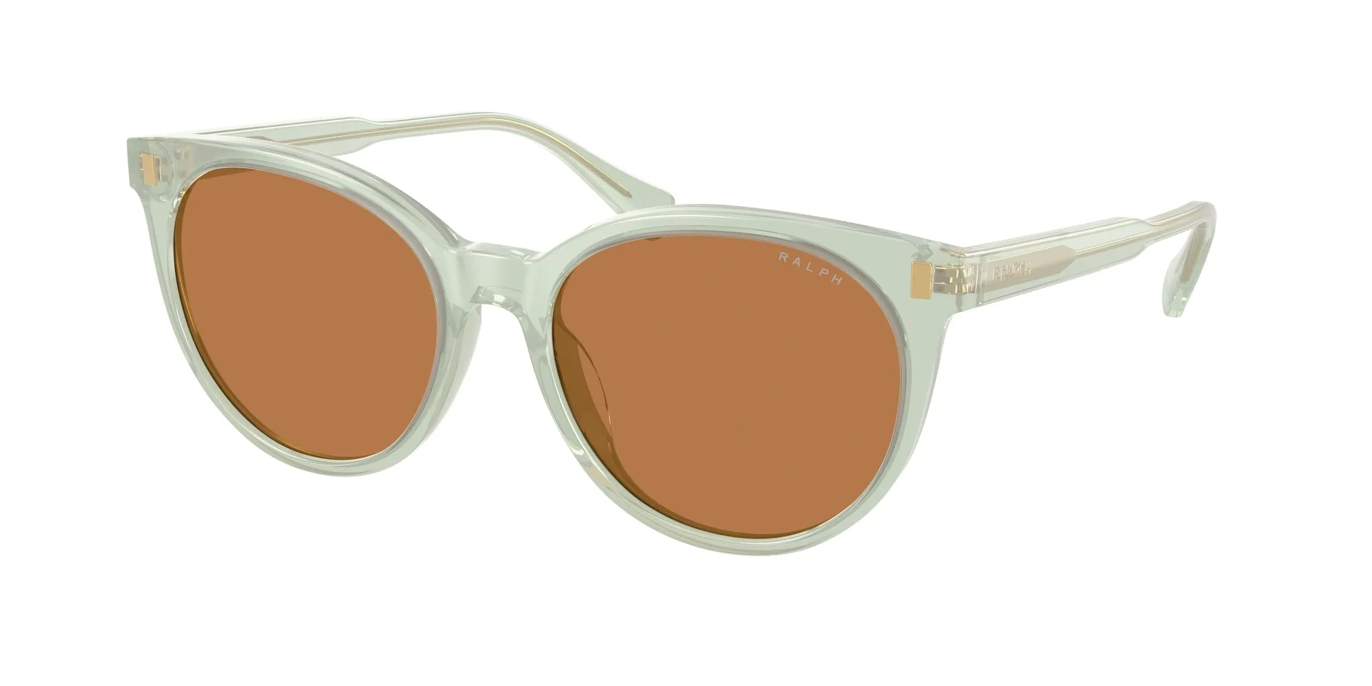 Ralph Lauren RA5331U 604973 Occhiali da sole Acetato Verde Marrone Pantos Normale - immagine 1