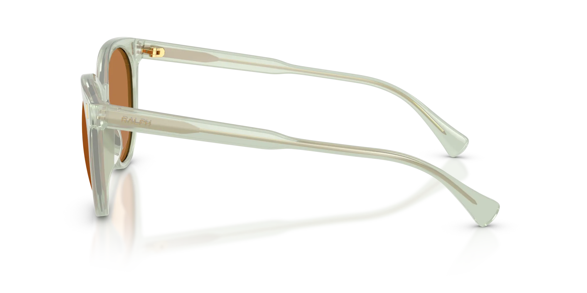 Ralph Lauren RA5331U 604973 Occhiali da sole Acetato Verde Marrone Pantos Normale - immagine 4