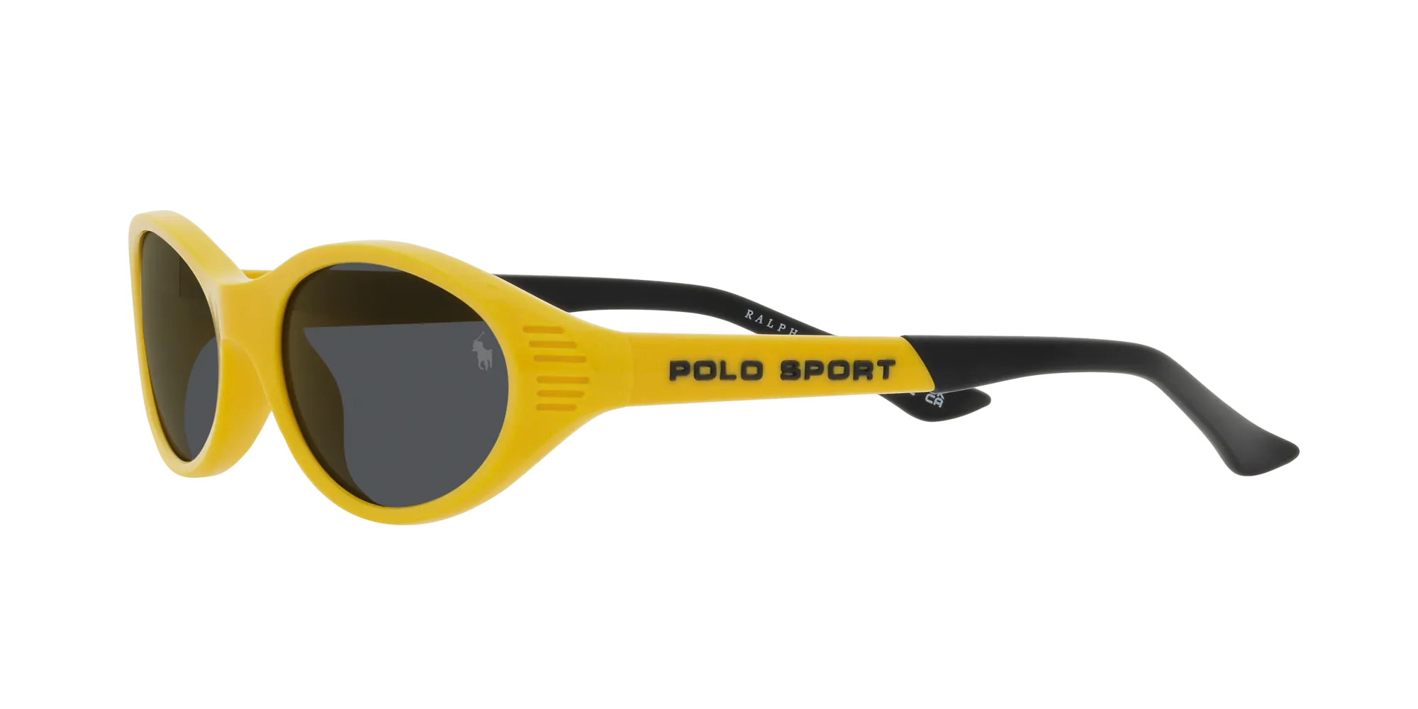 Polo Ralph Lauren PH4197U 596187 Occhiali da sole Iniettato Giallo Grigio Rotonda Normale - immagine 4