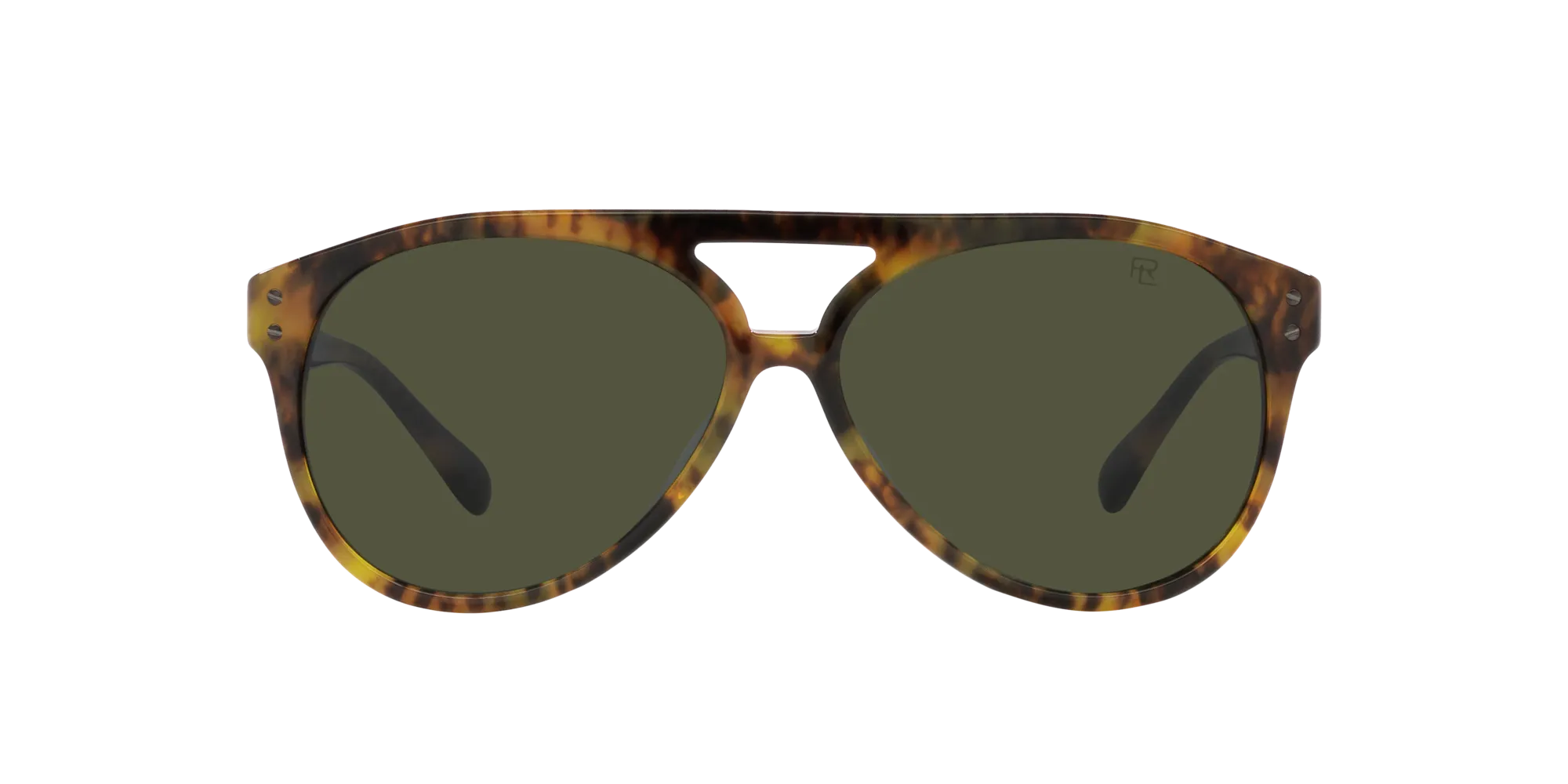 Ralph Lauren RL8211U THE CRUISER 501731 Occhiali da sole Acetato Tartaruga Verde Pilot Normale - immagine 2
