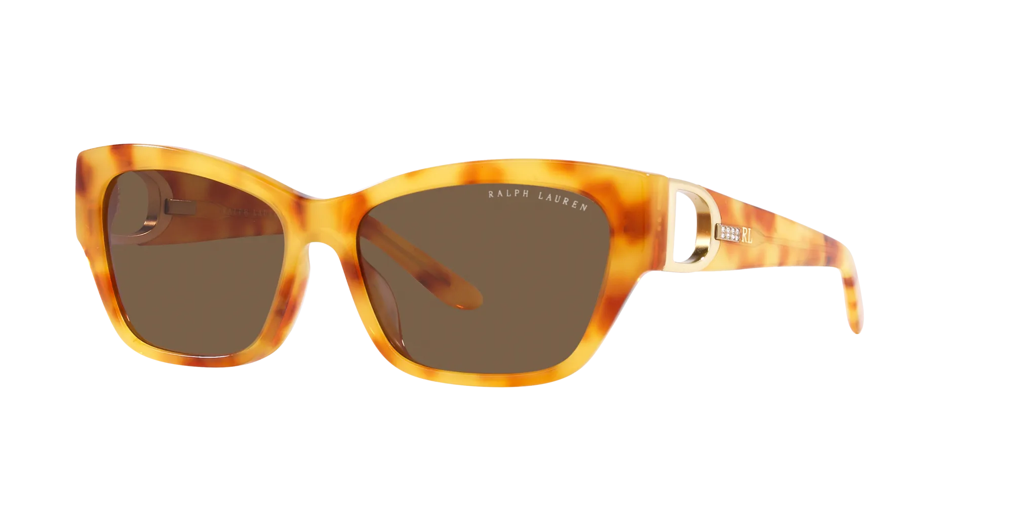 Ralph Lauren RL8206U THE AUDREY 605173 Occhiali da sole Acetato Tartaruga Marrone Farfalla Normale - immagine 3