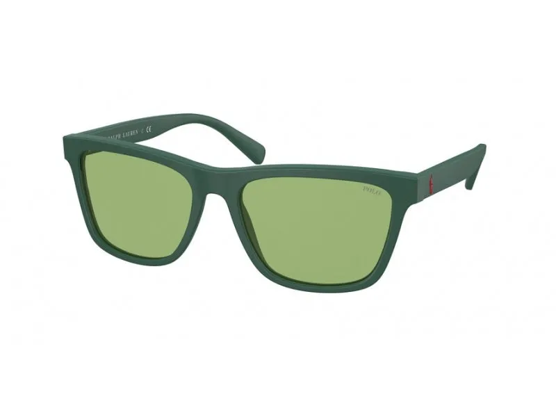 Polo Ralph Lauren PH4167 5421/2 Occhiali da sole Acetato Verde Verde Squadrata Normale - immagine 1