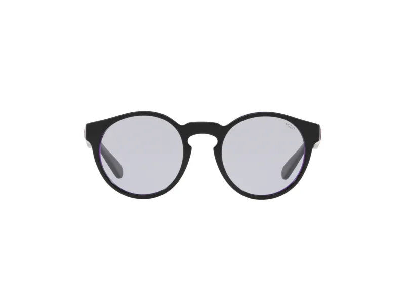 Polo Ralph Lauren PH4101 56991A Occhiali da sole Acetato Nero Lilla Pantos Normale - immagine 2