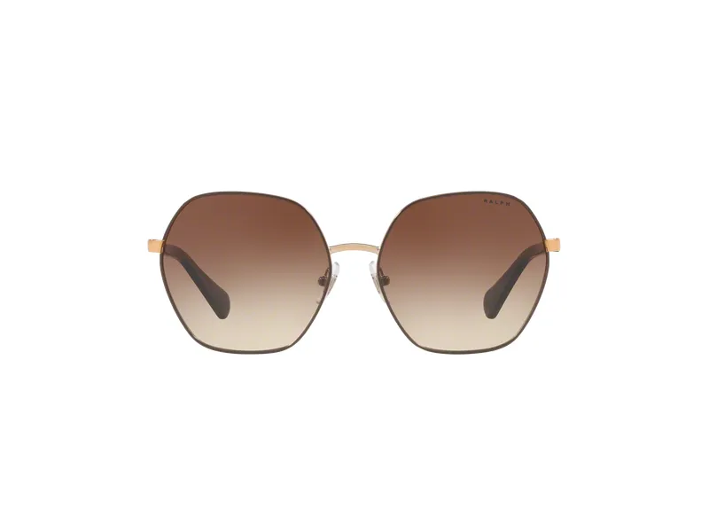 Ralph Lauren RA4124 933813 Occhiali da sole Metallo Marrone Marrone Geometrica Normale Sfumato - immagine 2
