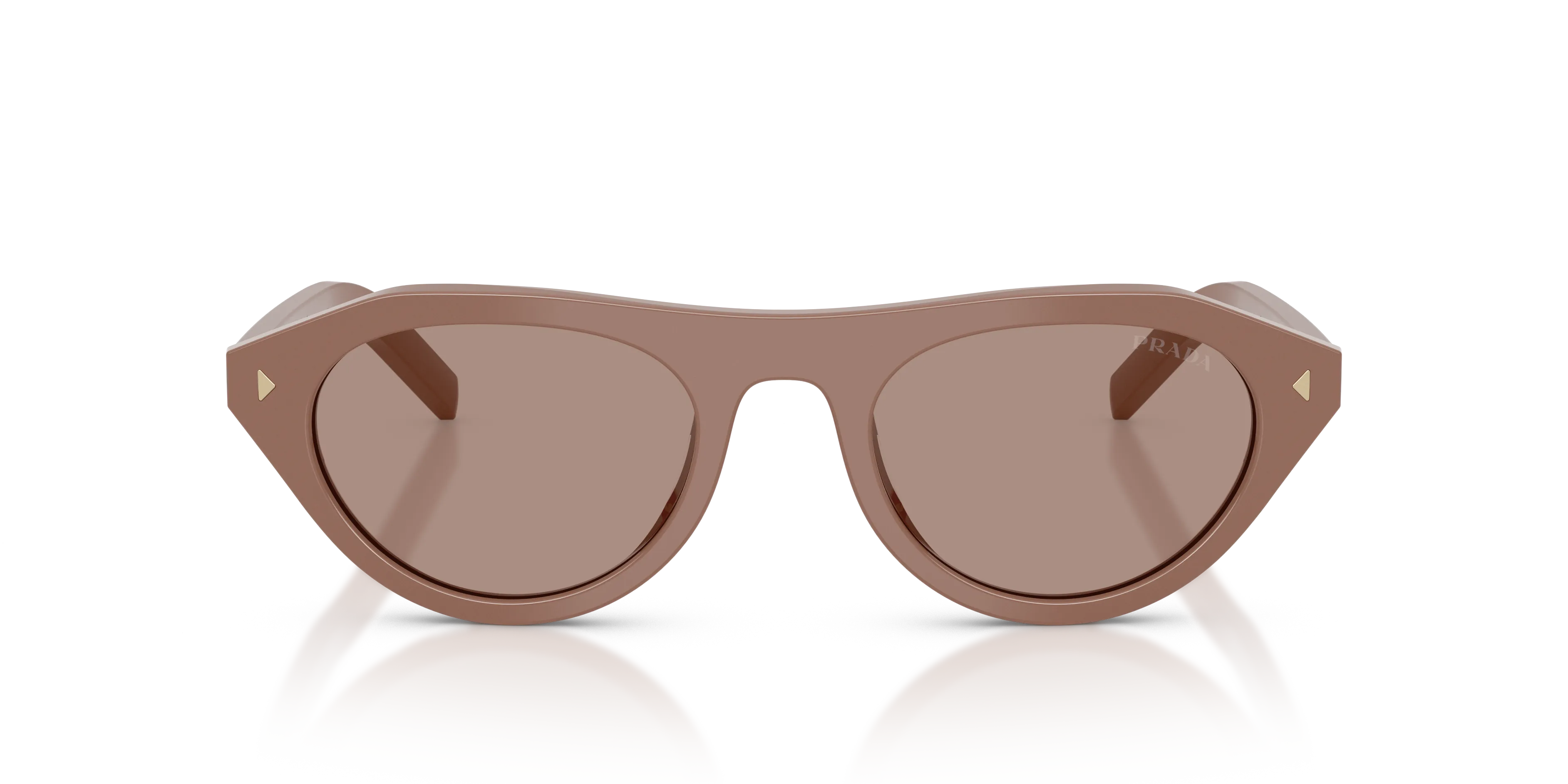 Prada PR B15S 28D02T Occhiali da sole Acetato Marrone Marrone Geometrica Normale - immagine 3