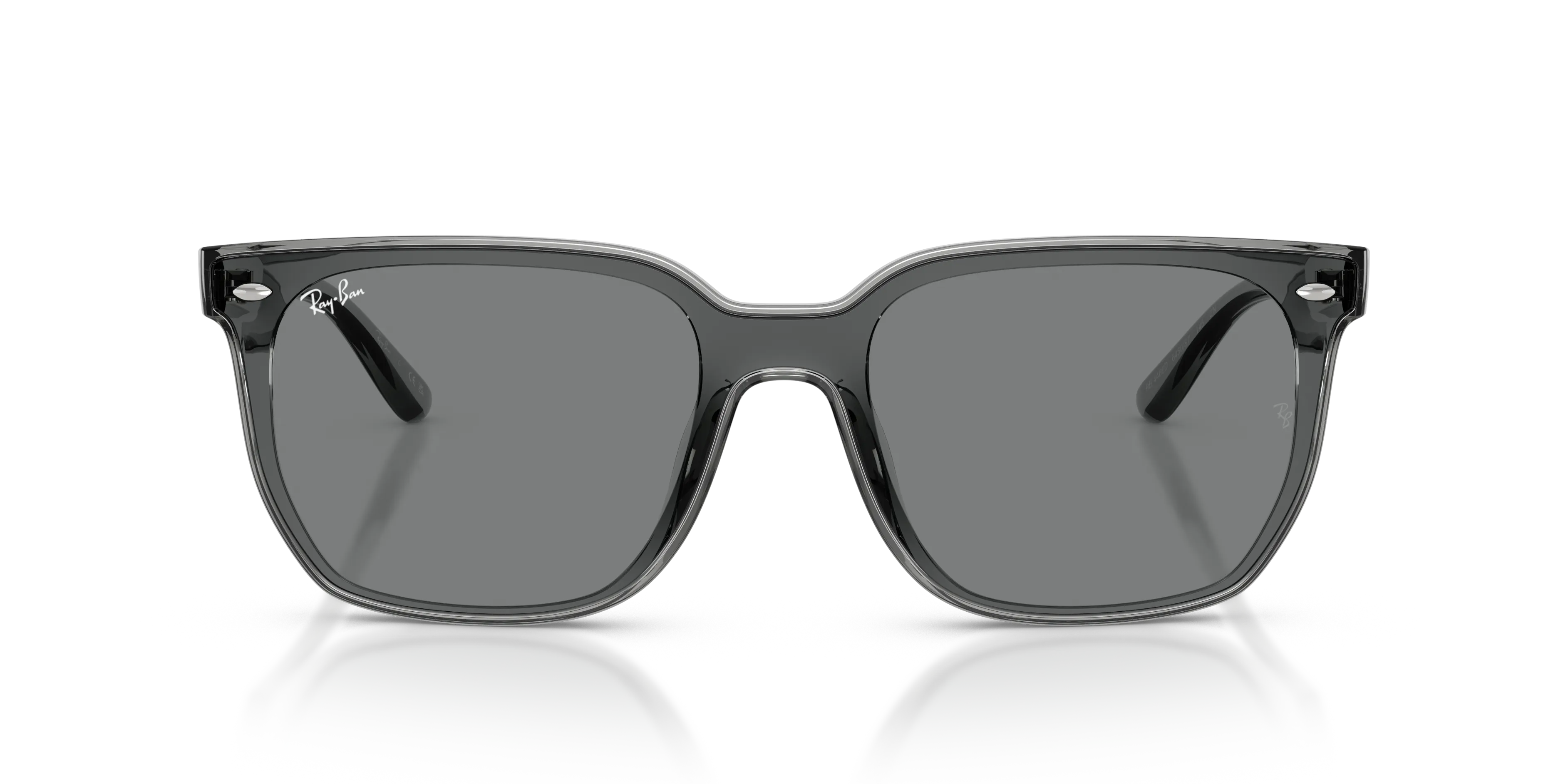 Ray - Ban RB4466D 645087 Occhiali da sole Nylon Grigio Grigio Squadrata Normale - immagine 3