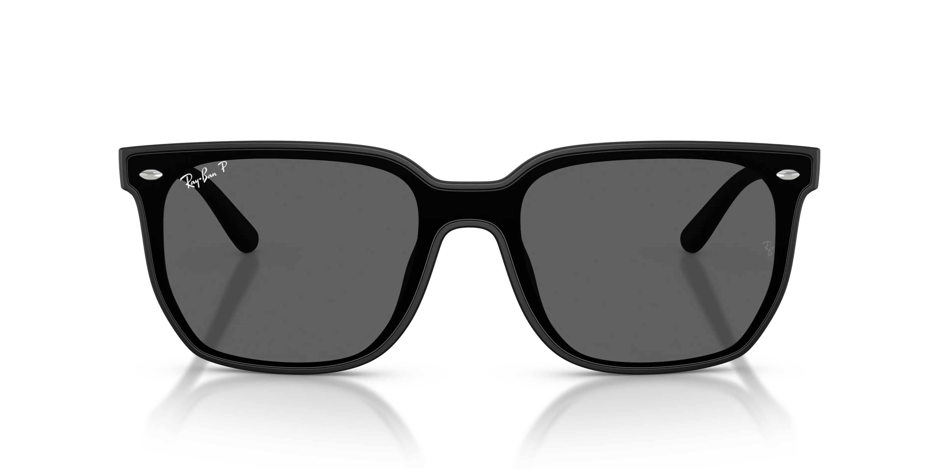 Ray - Ban RB4466D 601S81 Occhiali da sole Nylon Nero Grigio Squadrata Polarizzata - immagine 3
