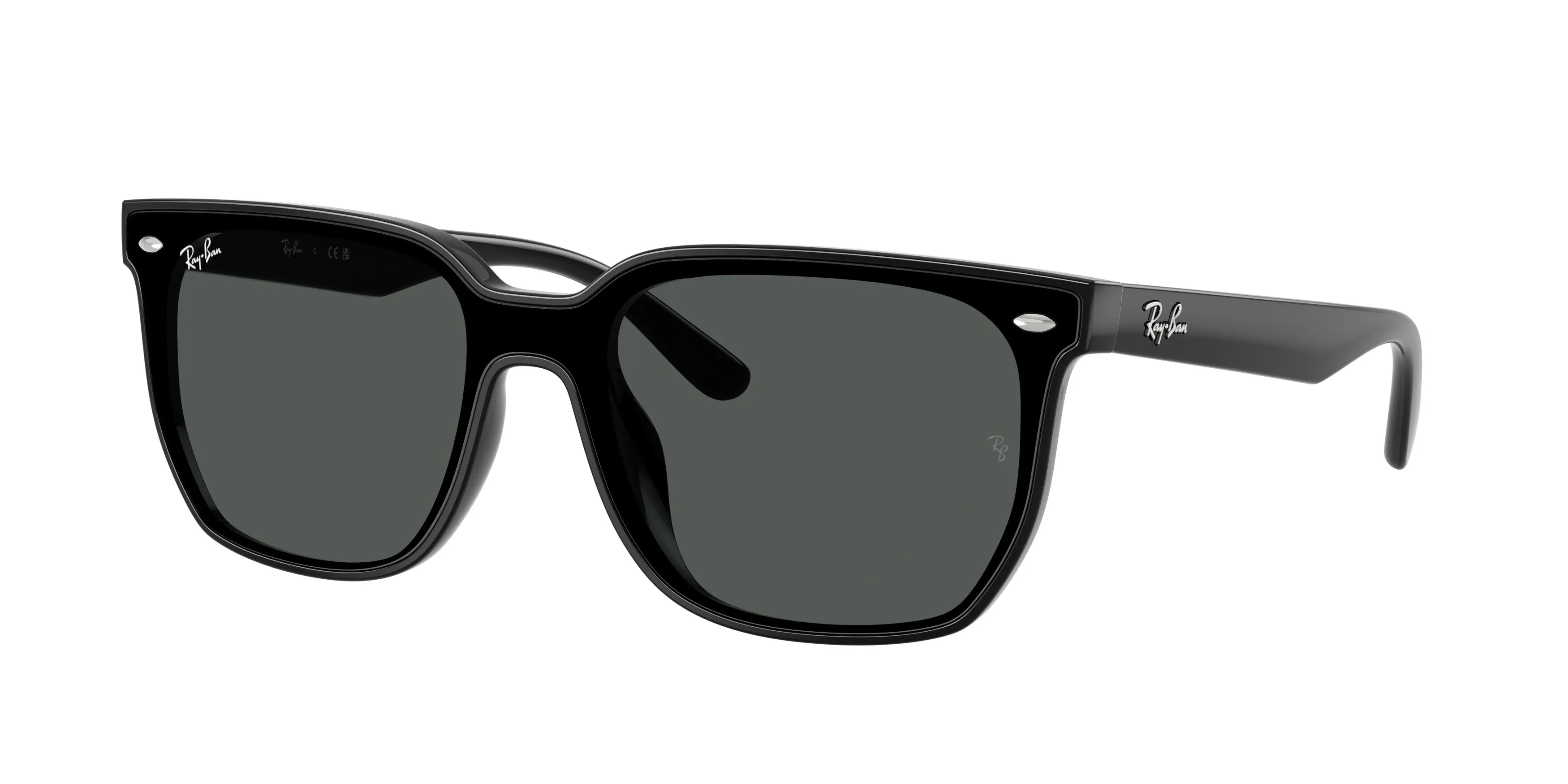 Ray - Ban RB4466D 601/87 Occhiali da sole Nylon Nero Grigio Squadrata Normale - immagine 1