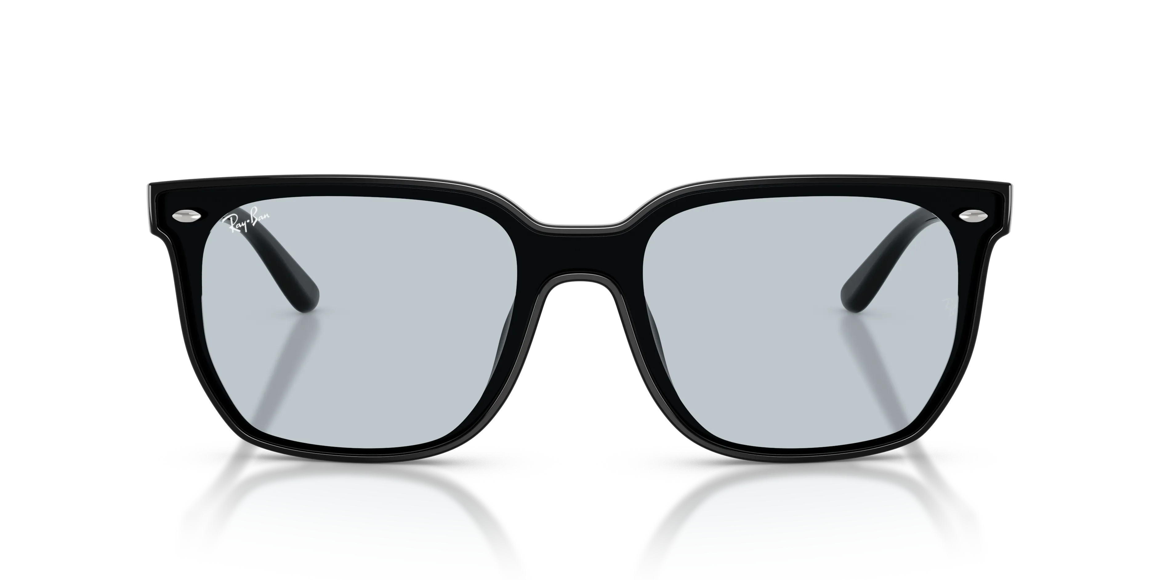 Ray - Ban RB4466D 601/72 Occhiali da sole Nylon Nero Blu Squadrata Normale - immagine 3