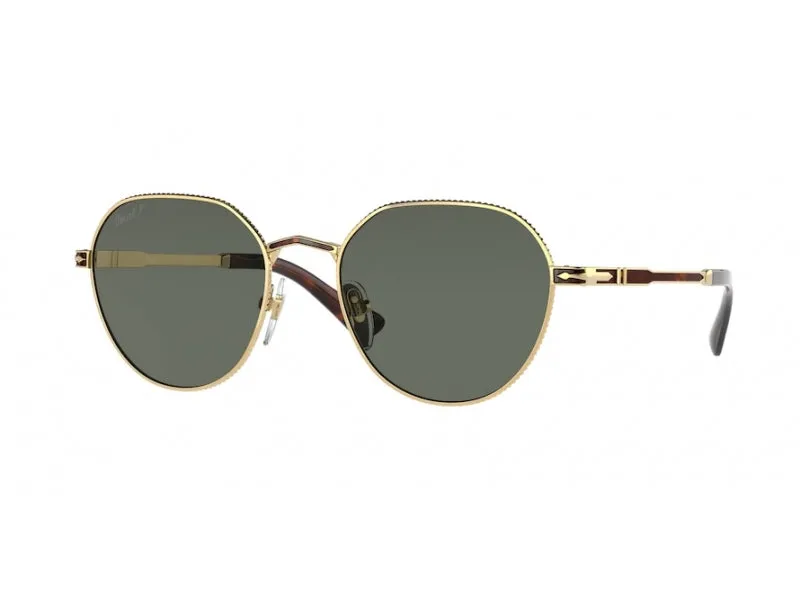 Persol PO2486S 110958 Occhiali da sole Metallo Oro Verde Squadrata Polarizzata - immagine 1