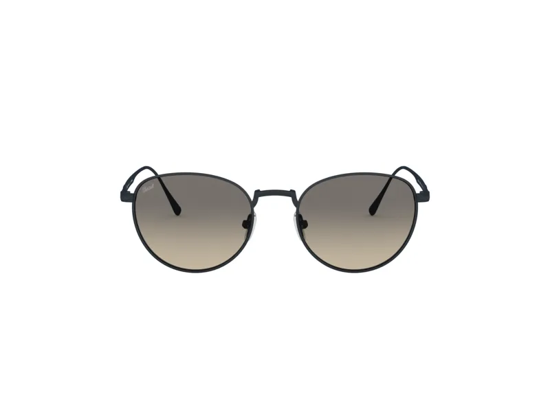 Persol PO5002ST 800232 Occhiali da sole Titanio Blu Grigio Pantos Normale Sfumato - immagine 2