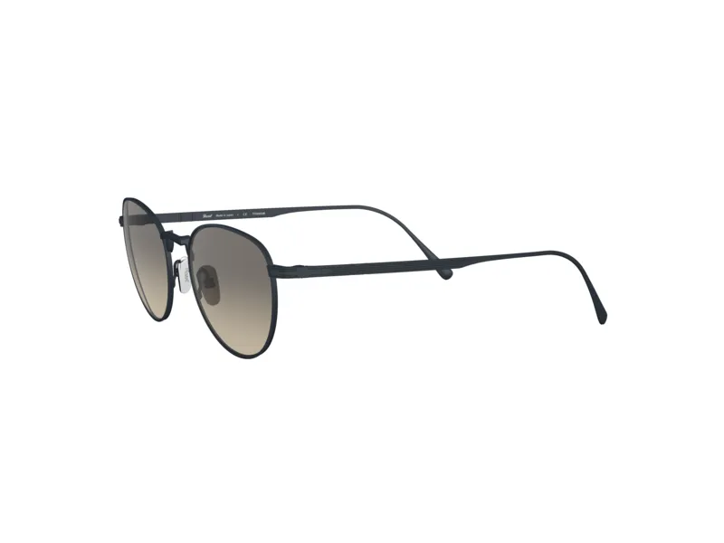 Persol PO5002ST 800232 Occhiali da sole Titanio Blu Grigio Pantos Normale Sfumato - immagine 3