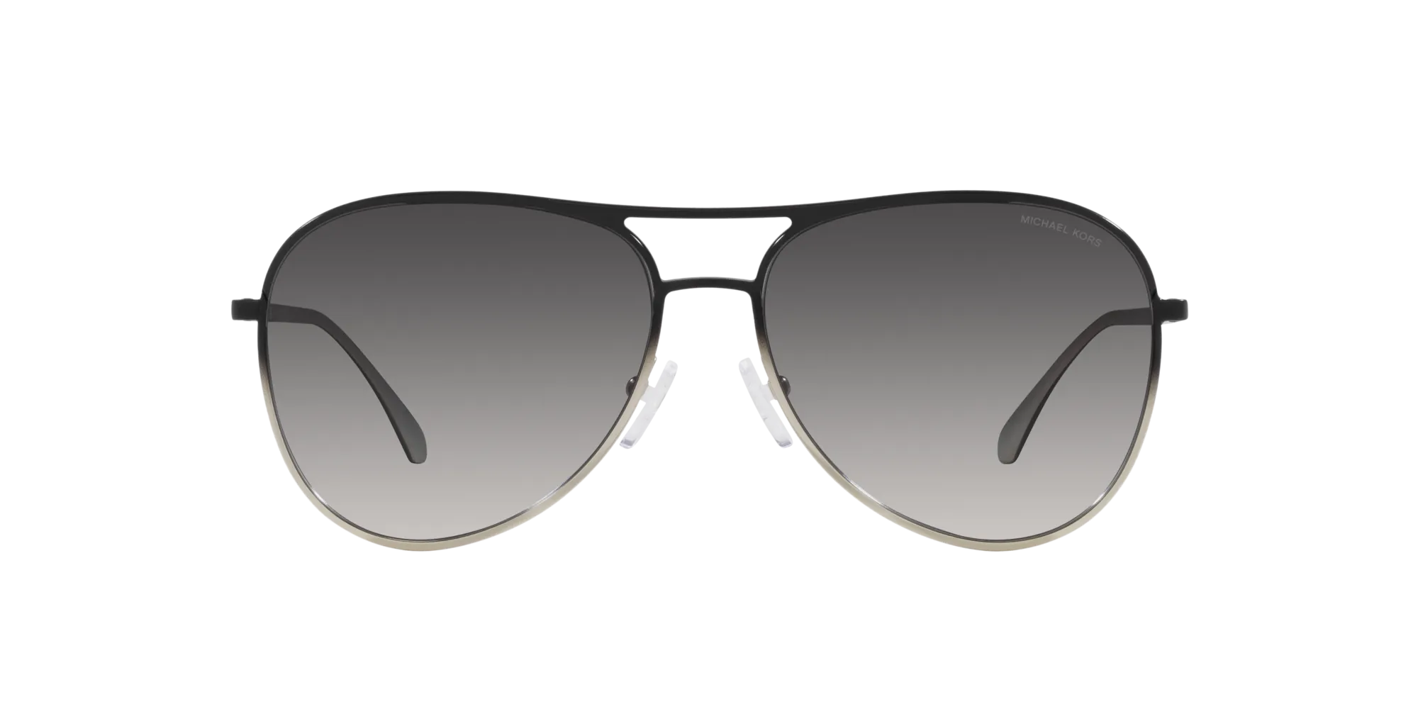 Michael Kors MK1089 KONA 100186 Occhiali da sole Metallo Nero Grigio Pilot Normale Sfumato - immagine 2