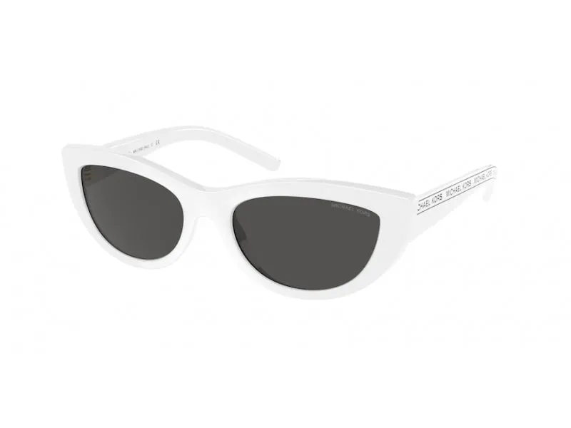 Michael Kors MK2160 RIO 310087 Occhiali da sole Iniettato Bianco Grigio Cat Eye Normale - immagine 1