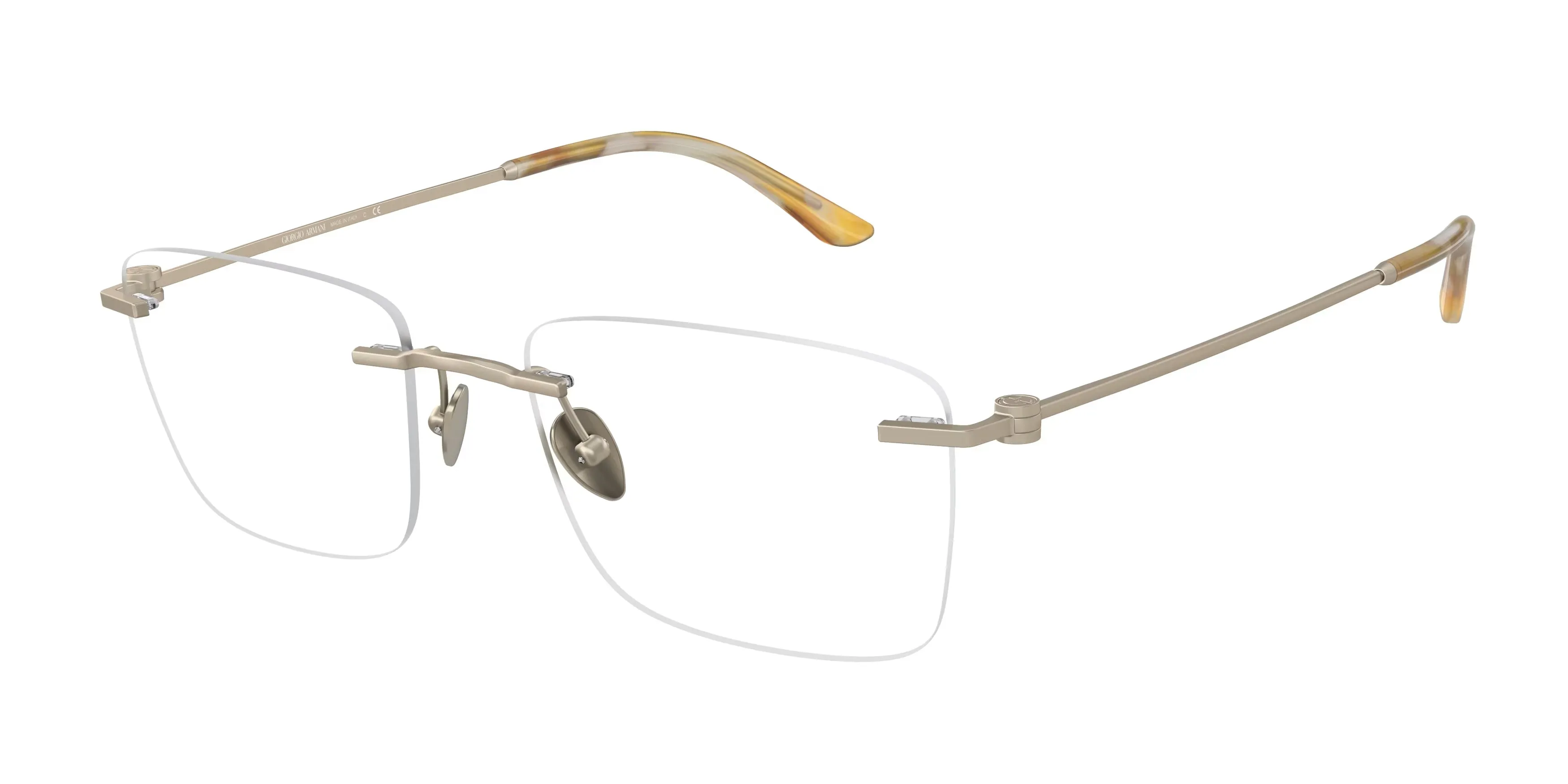 Giorgio Armani AR5124 3002 Montature da vista Metallo Oro Squadrata Normale - immagine 1