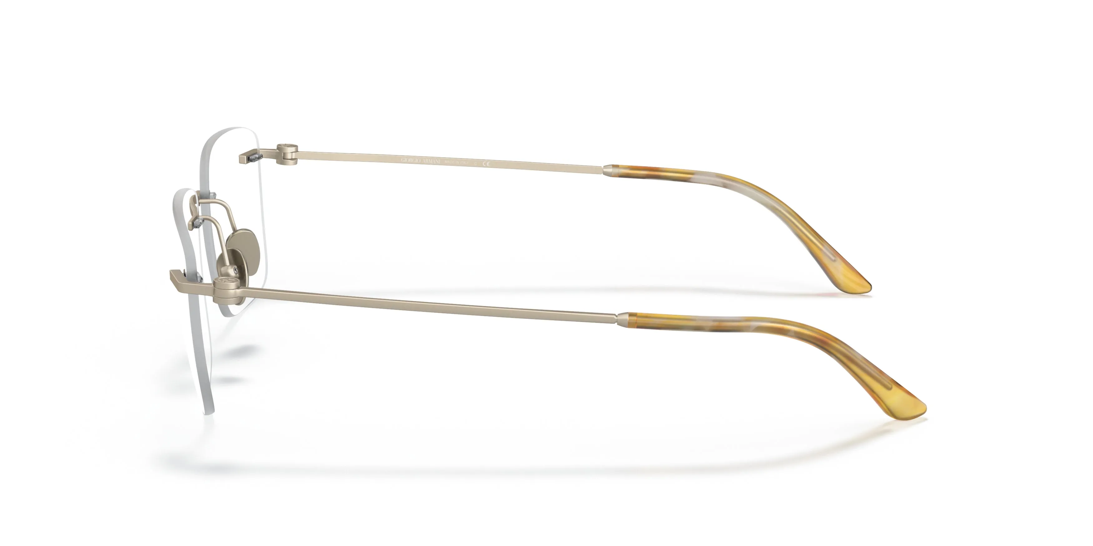 Giorgio Armani AR5124 3002 Montature da vista Metallo Oro Squadrata Normale - immagine 4