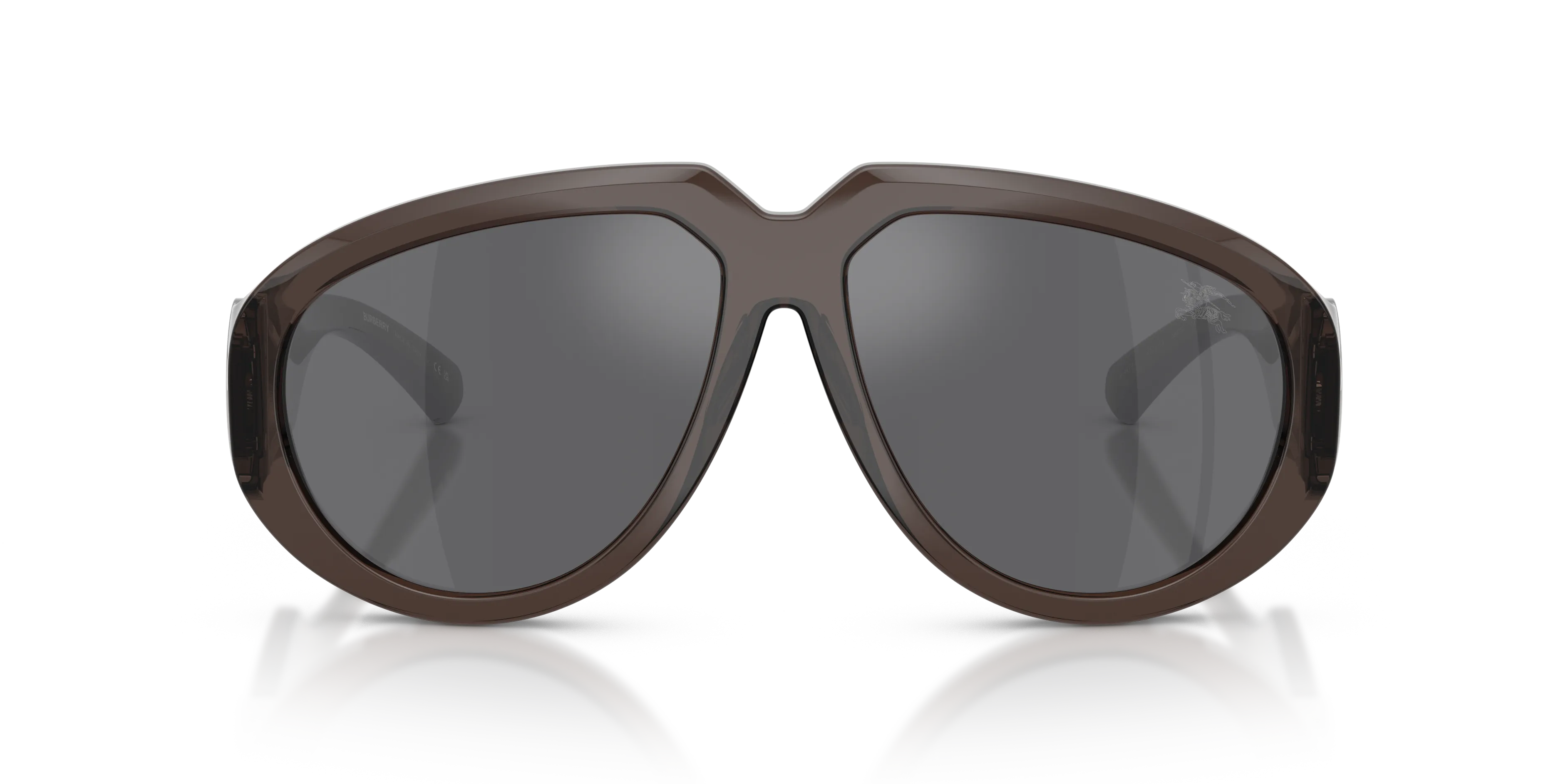 Burberry BE4479U 41126G Occhiali da sole Iniettato Grigio Grigio Pilot Specchiate - immagine 3