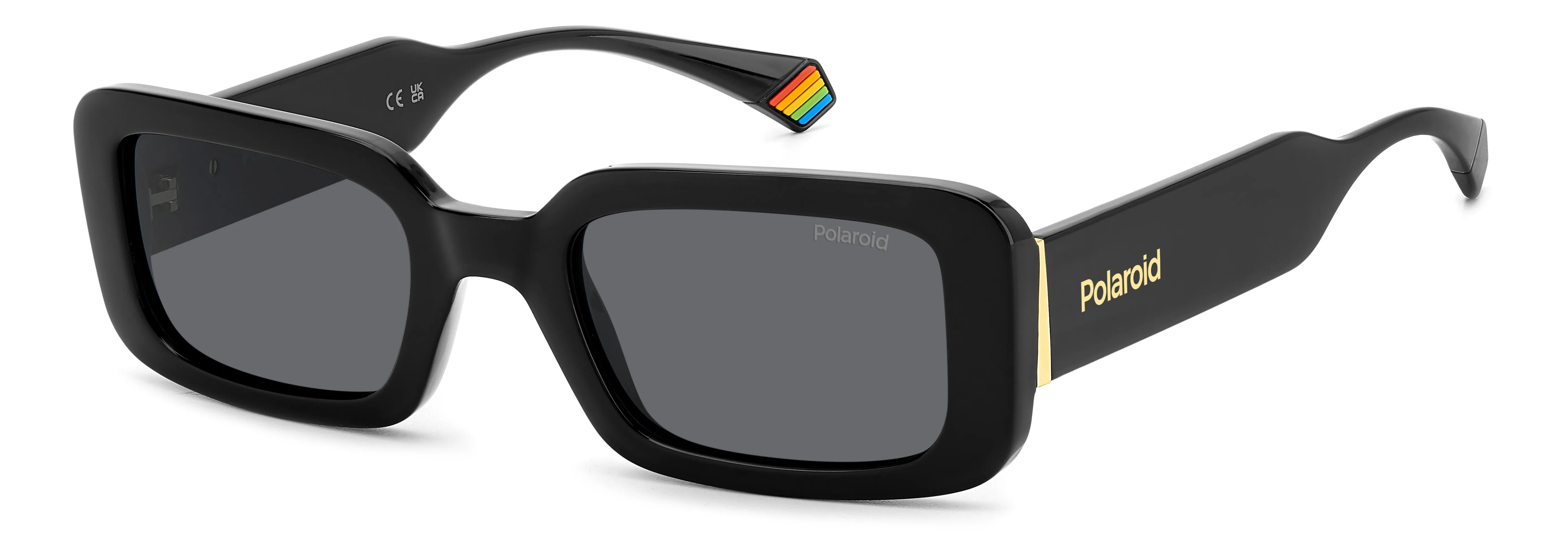 Polaroid PLD 6208/S/XN 807/M9 Occhiali da sole Policarbonato Nero Grigio Squadrata Polarizzata - immagine 1