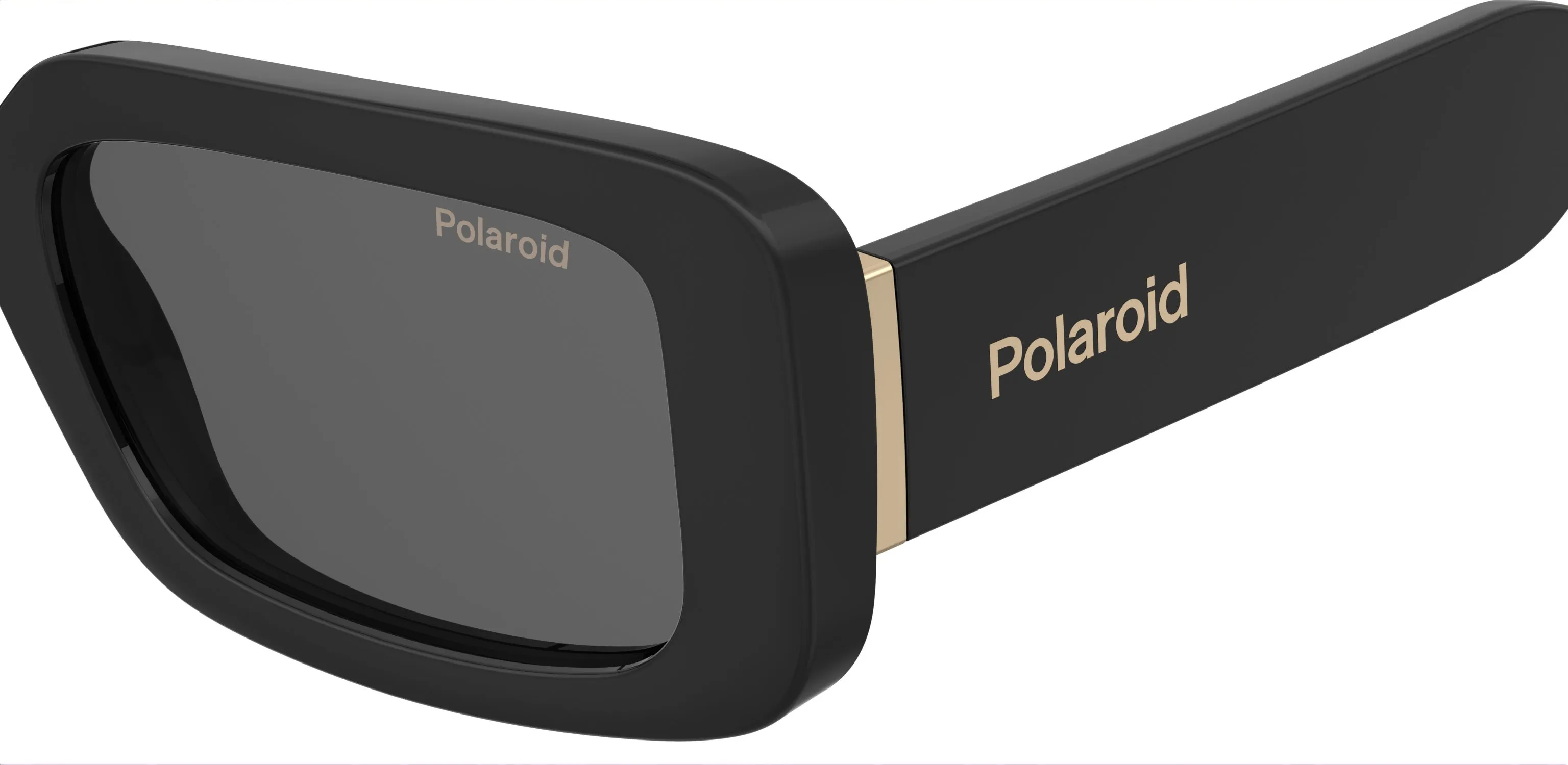 Polaroid PLD 6208/S/XN 807/M9 Occhiali da sole Policarbonato Nero Grigio Squadrata Polarizzata - immagine 4