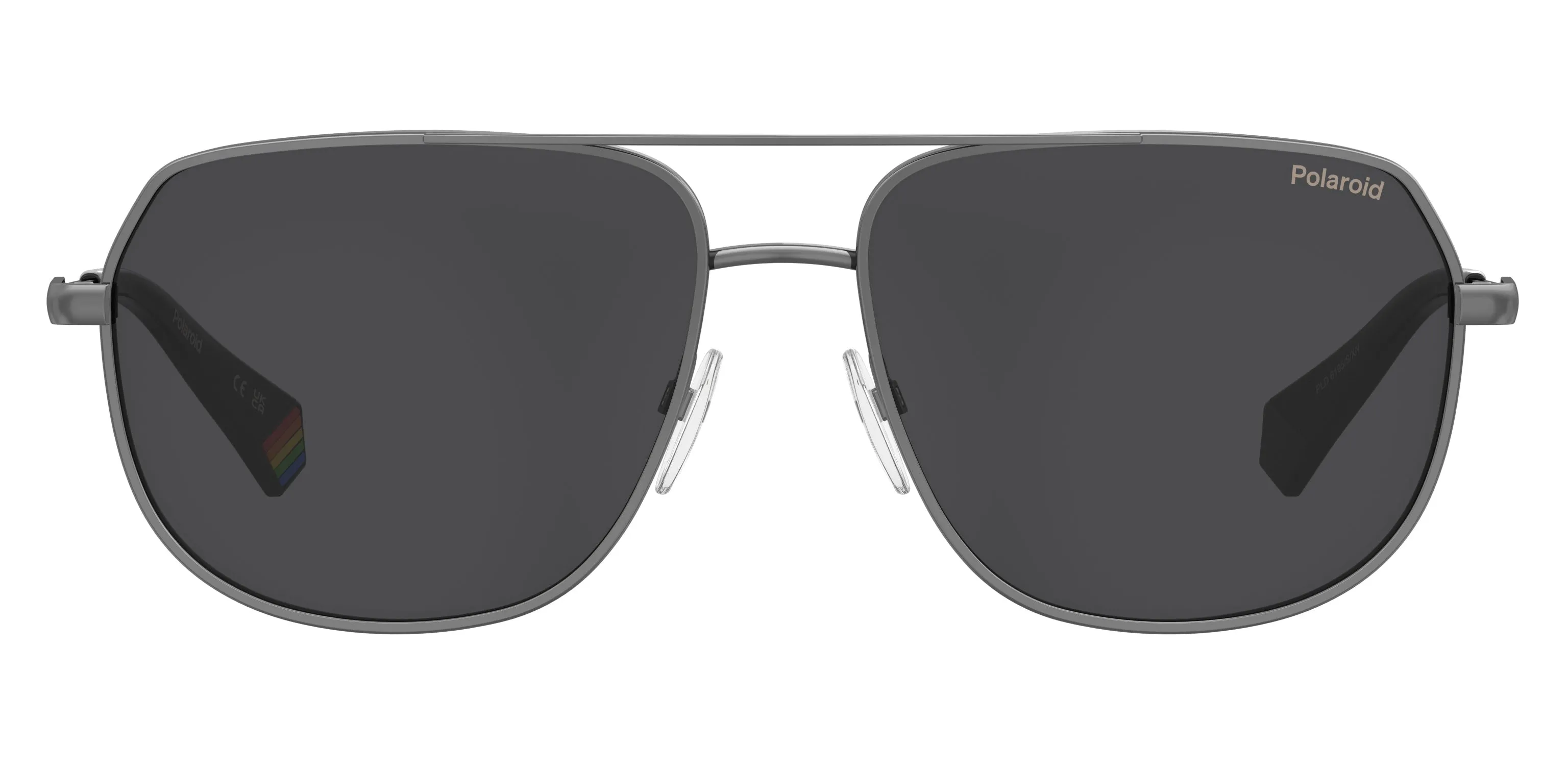 Polaroid PLD 6195/S/XN KJ1/M9 Occhiali da sole Metallo Rutenio Grigio Pilot Polarizzata - immagine 2