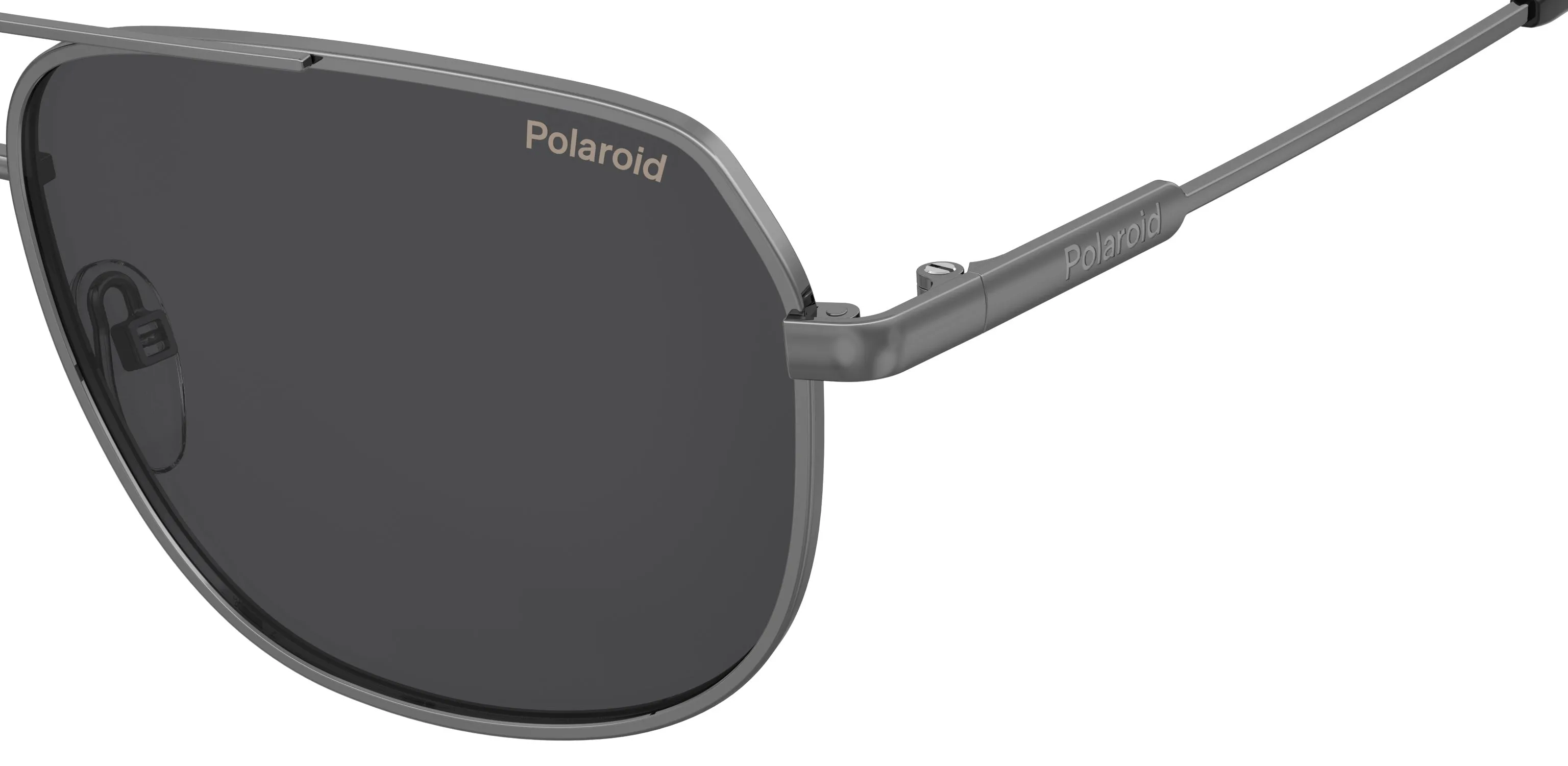 Polaroid PLD 6195/S/XN KJ1/M9 Occhiali da sole Metallo Rutenio Grigio Pilot Polarizzata - immagine 4
