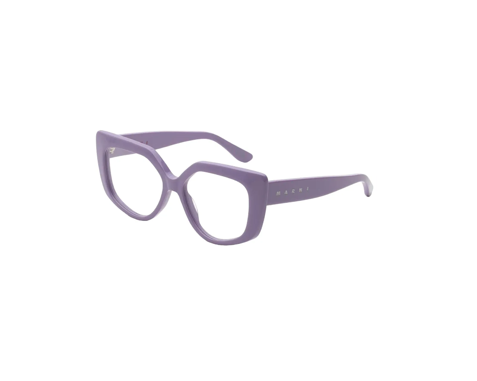 Marni LDO Zvier Violet Montature da vista Acetato Viola Geometrica - immagine 1
