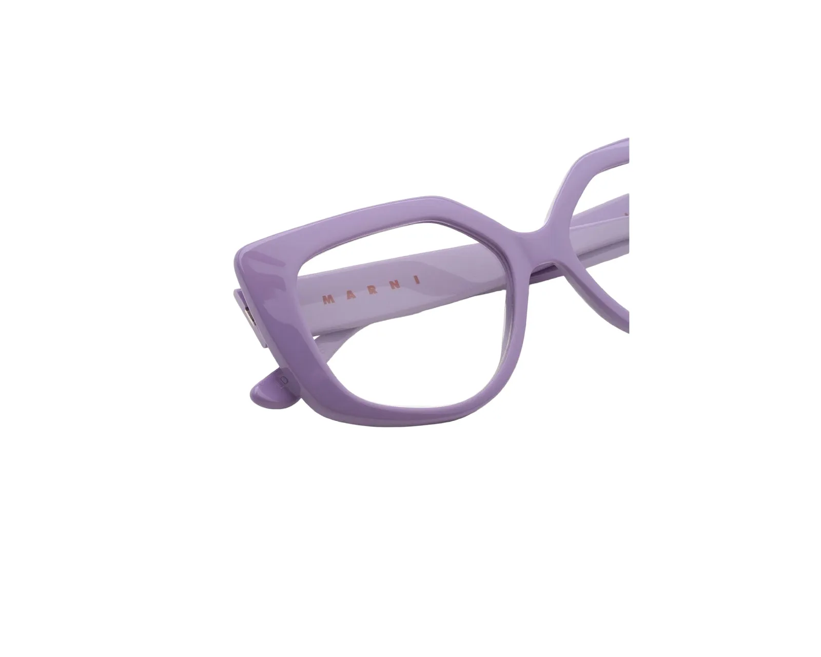Marni LDO Zvier Violet Montature da vista Acetato Viola Geometrica - immagine 3