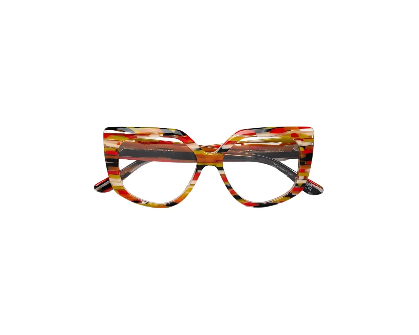 Marni 7VW Zvier Stripes Montature da vista Acetato Fantasia Geometrica - immagine 2