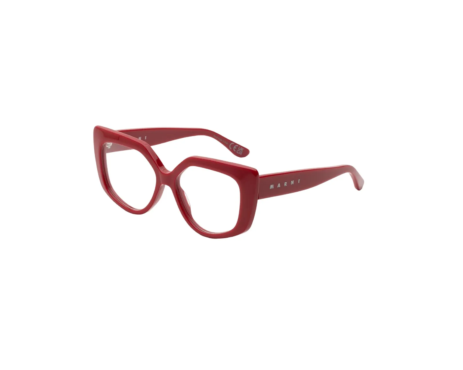 Marni FWY Zvier Red Montature da vista Acetato Rosso Geometrica - immagine 1