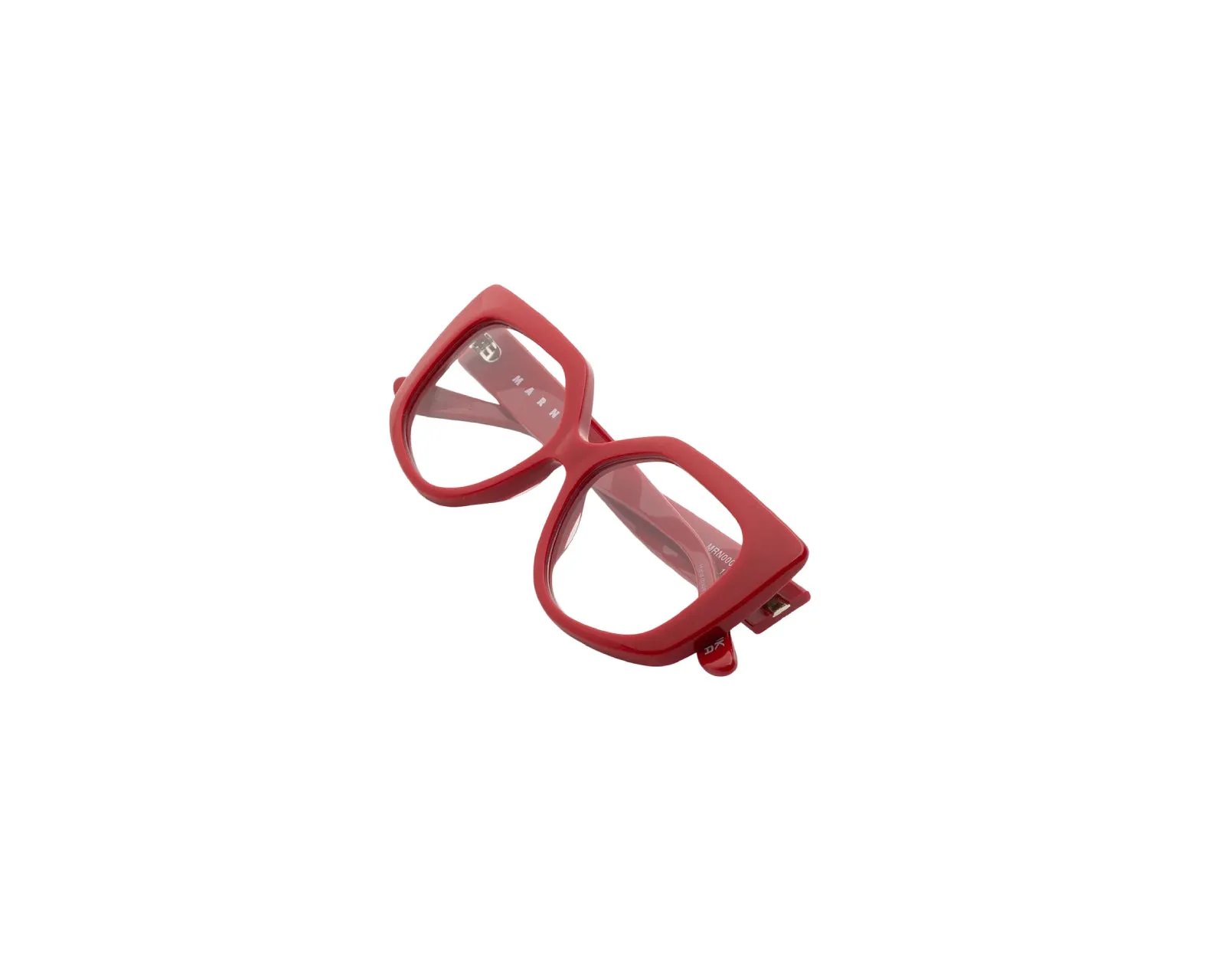Marni FWY Zvier Red Montature da vista Acetato Rosso Geometrica - immagine 3